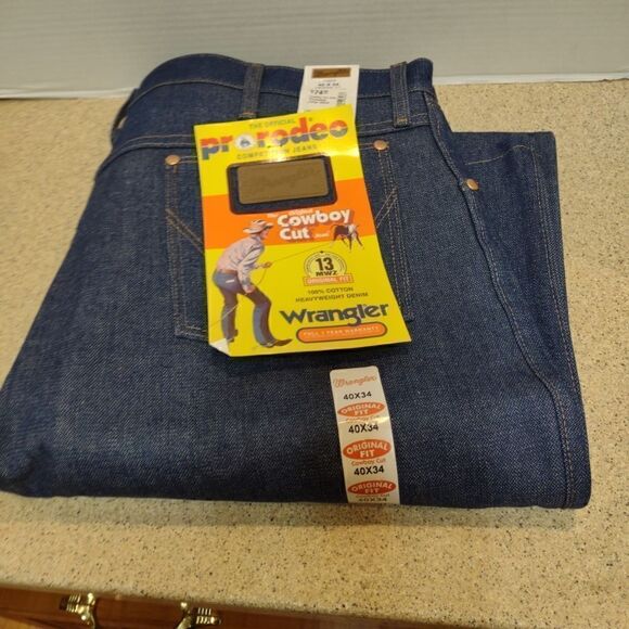 Wrangler Pro Rodeo Vintage Jeans  40 X 34 NWT - Picture 3 of 4